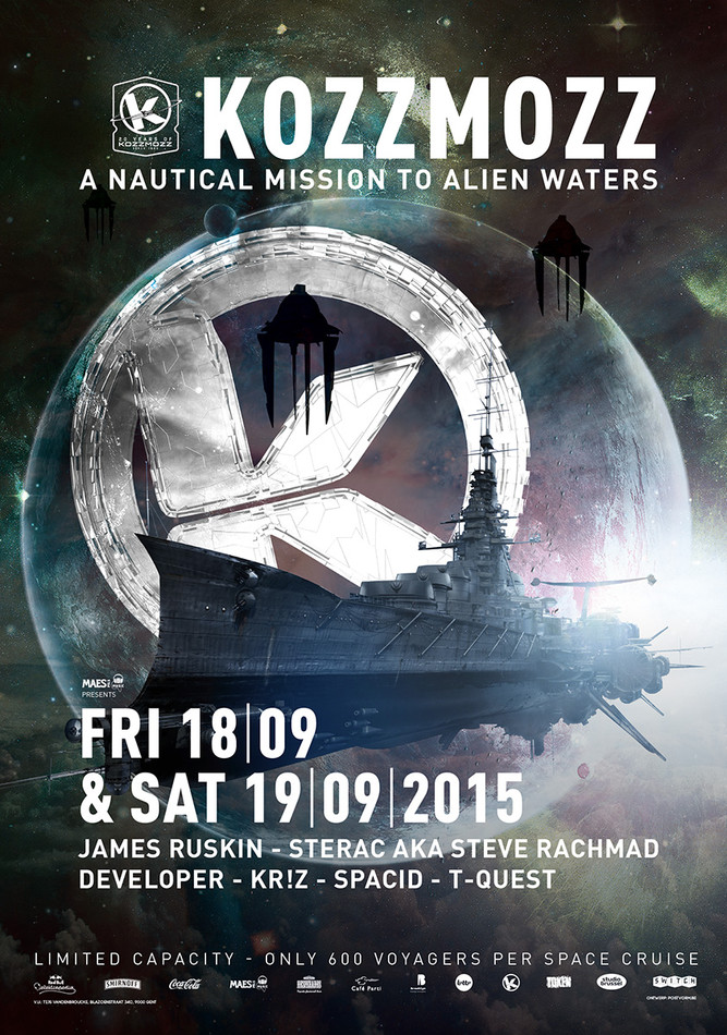 20 Years Kozzmozz: A Nautical Mission to Alien Waters - Fri 18-09-15, Pure Liner, Harbour, Ghent