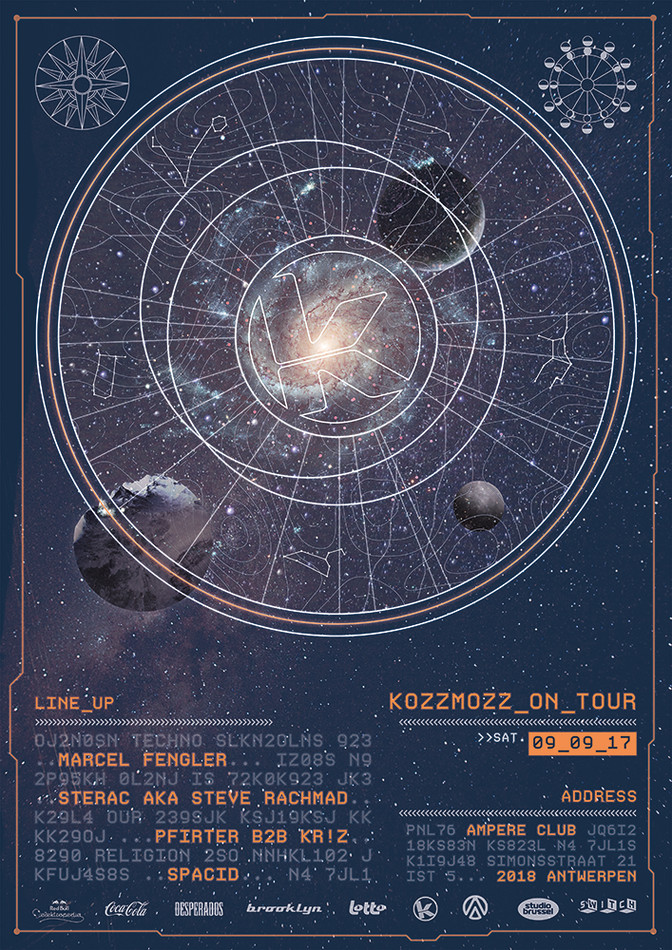 Kozzmozz on tour - Ampere (Antwerp) - Sat 09-09-17, Ampere Club