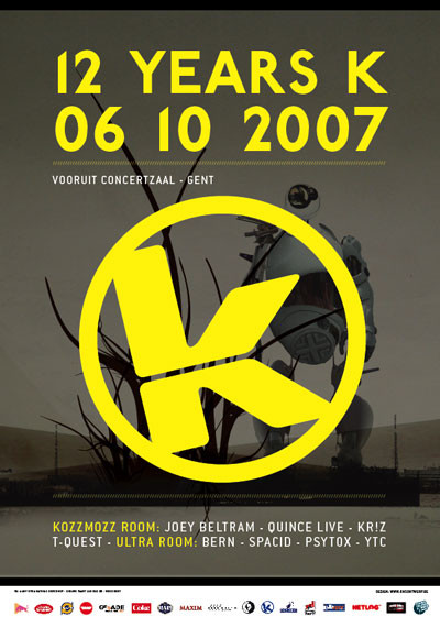 12 Years Kozzmozz - Sat 06-10-07, Kunstencentrum Viernulvier